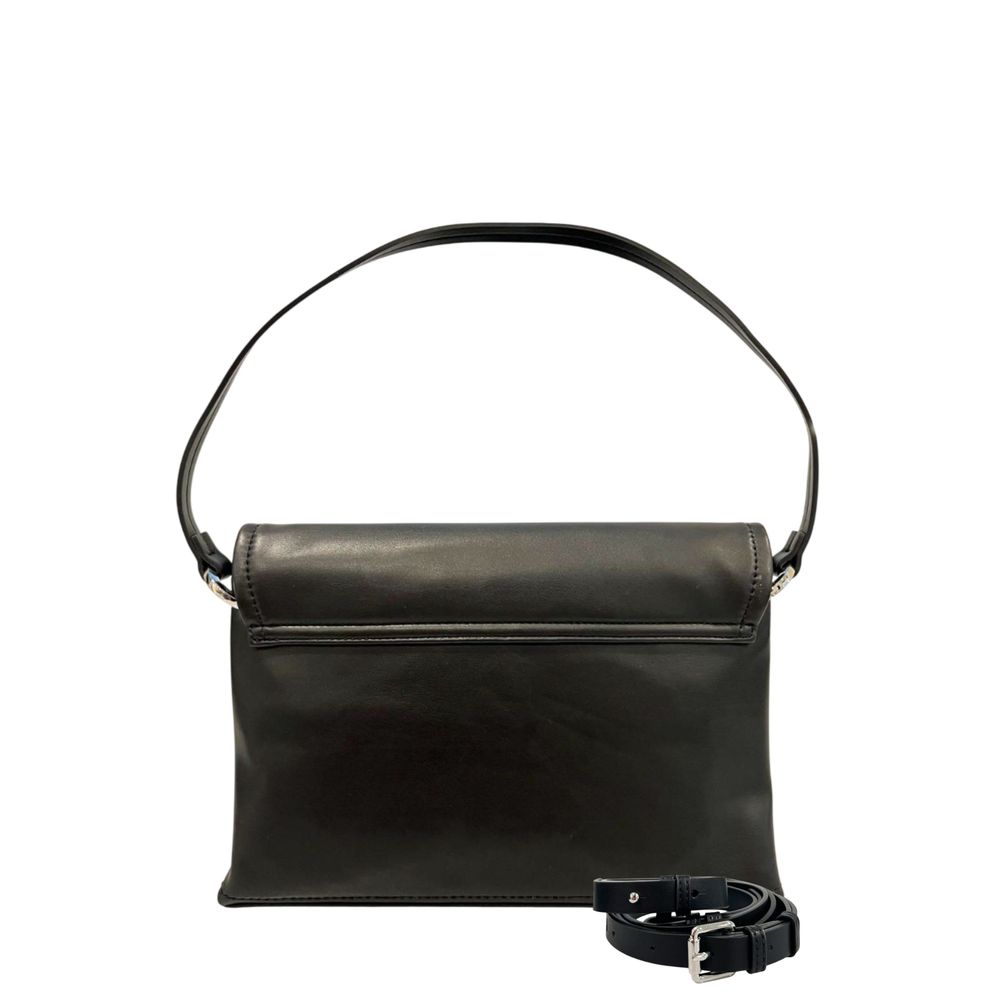 Twinset Black PU Women Shoulder Bag