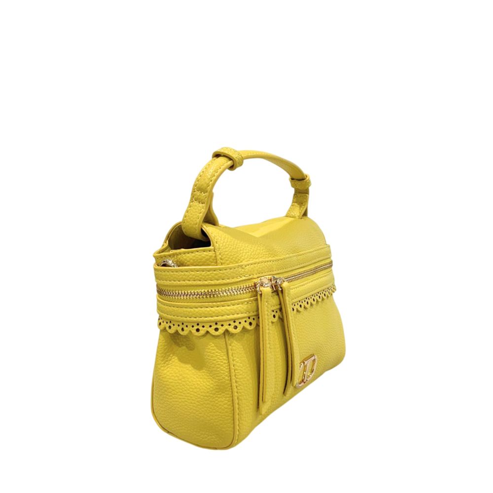 Twinset Yellow PU Women Handbag