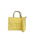 Twinset Yellow PU Women Handbag