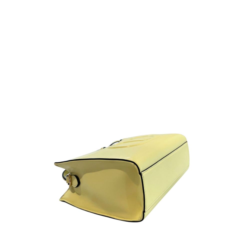Twinset Yellow PU Women Handbag
