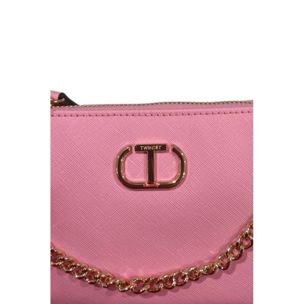 Twinset White PU Women Handbag