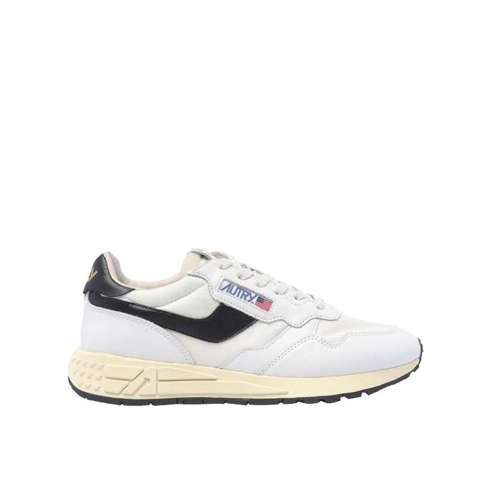 Autry White Leather Athletic Sneakers