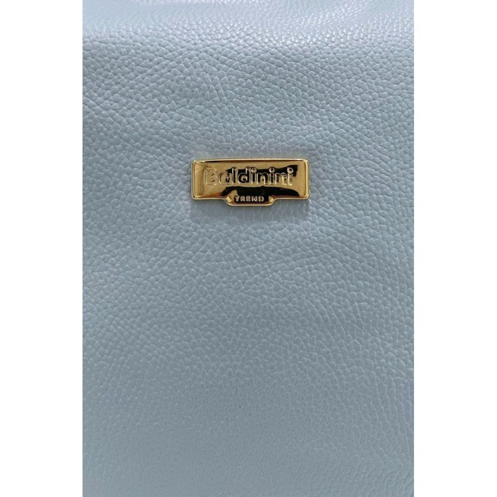 Baldinini Trend Blue Leather Women Bag