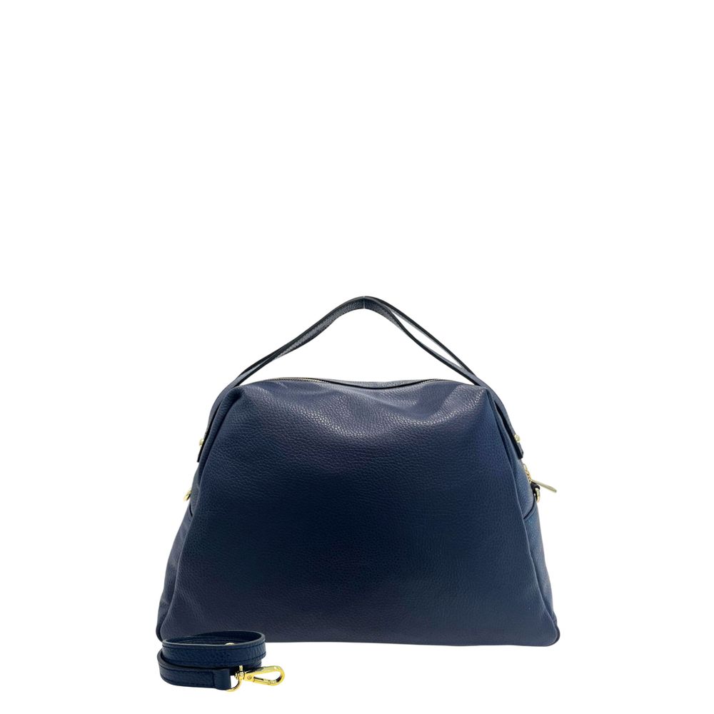 Baldinini Trend Blue Leather Women Bag