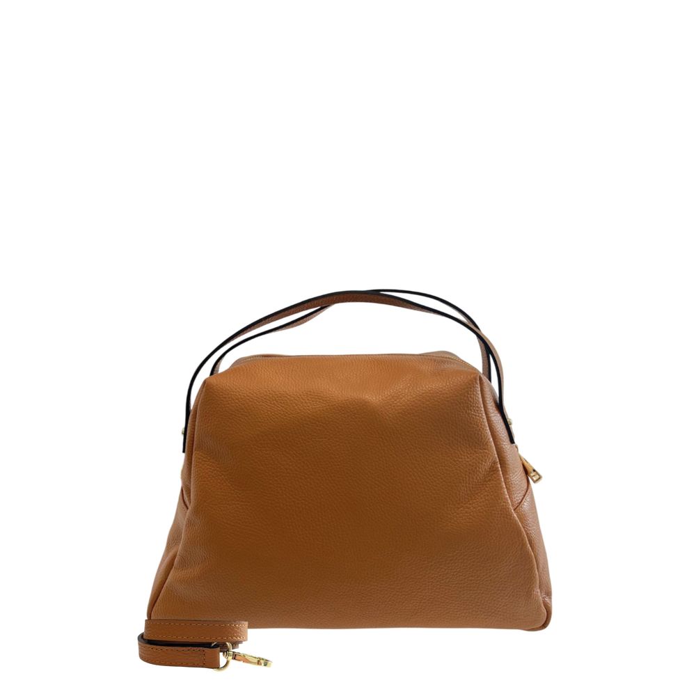 Baldinini Trend Brown Leather Women Shoulder Bag