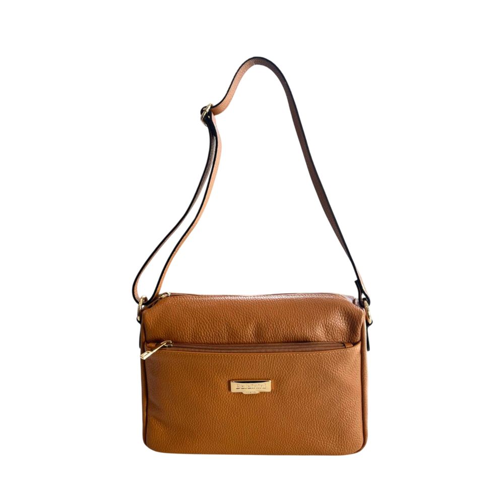 Baldinini Trend Brown Leather Women Crossbody Bag