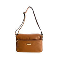 Baldinini Trend Brown Leather Women Crossbody Bag