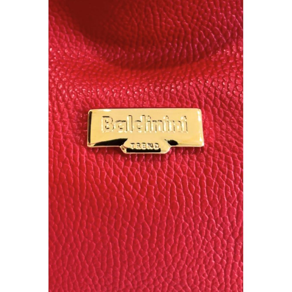 Baldinini Trend Red Leather Women Bag