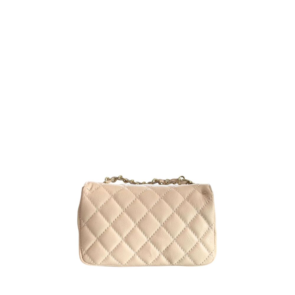 Baldinini Trend Beige Leather Women Bag