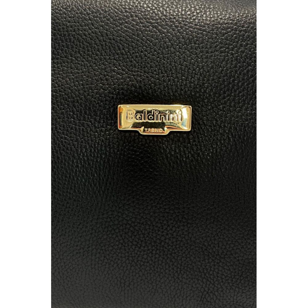 Baldinini Trend Black Leather Women Bag