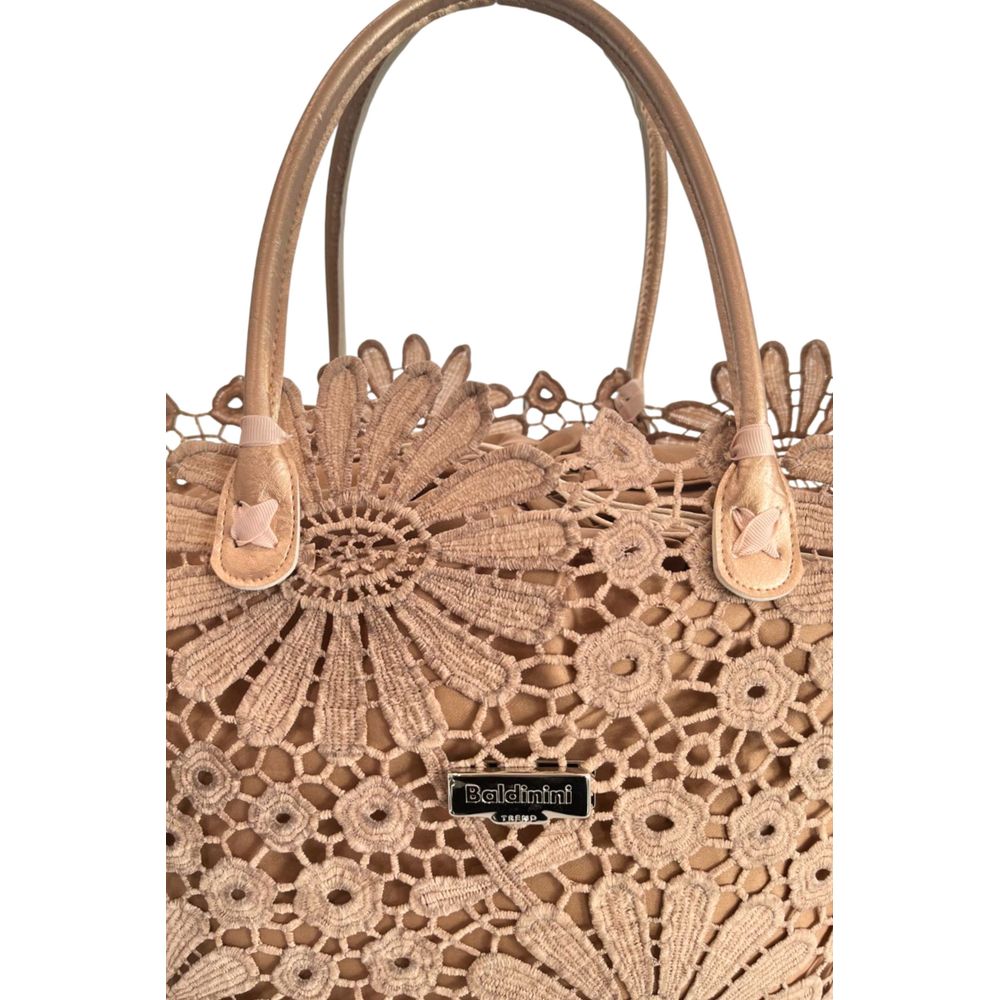 Baldinini Trend Brown PU Women Handbag