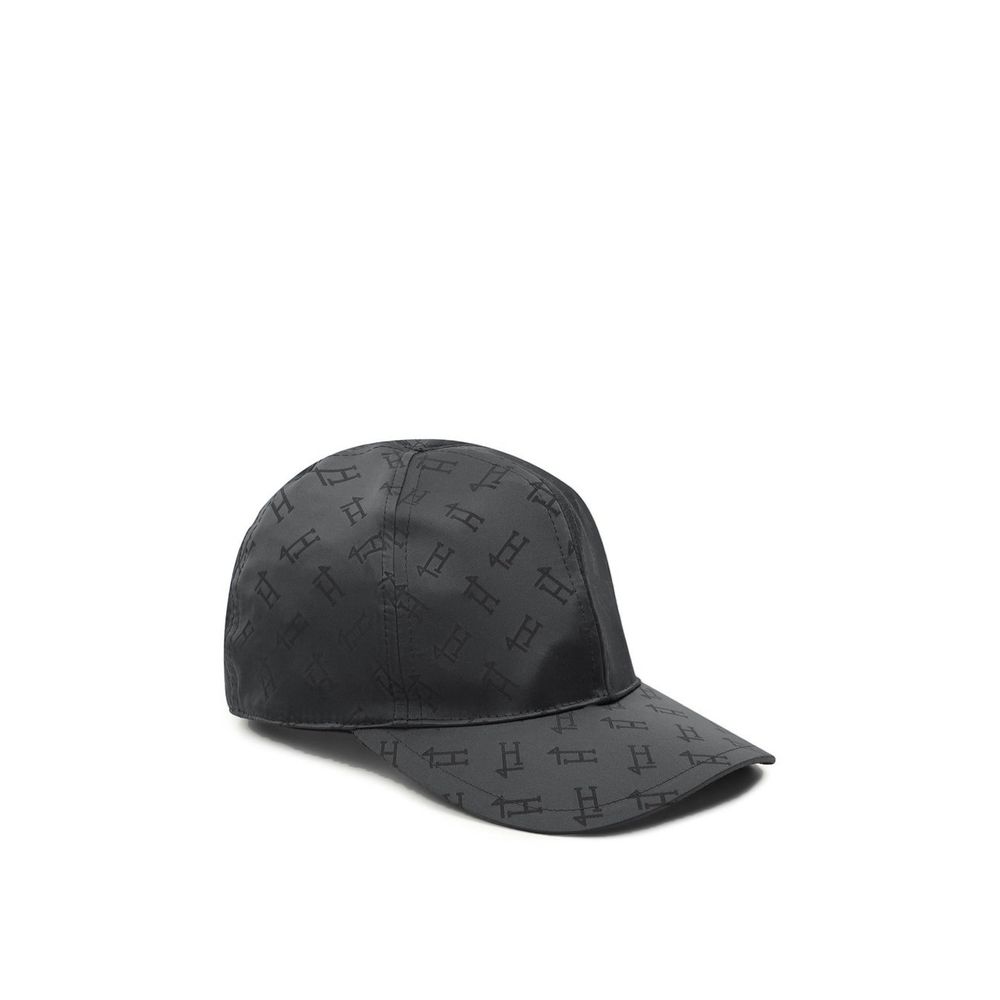 Herno Black Polyamide Cap (Baseball Hat)