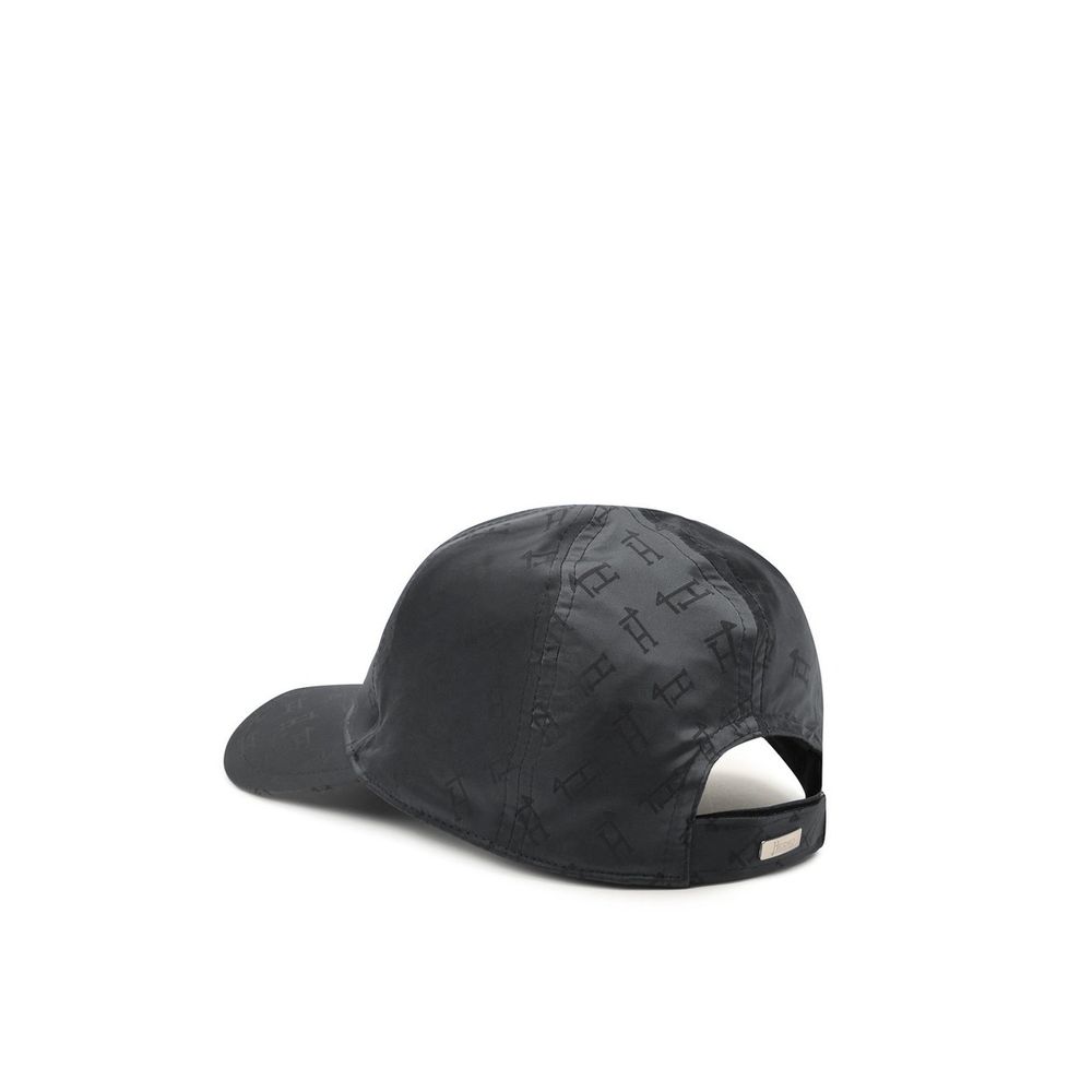 Herno Black Polyamide Cap (Baseball Hat)