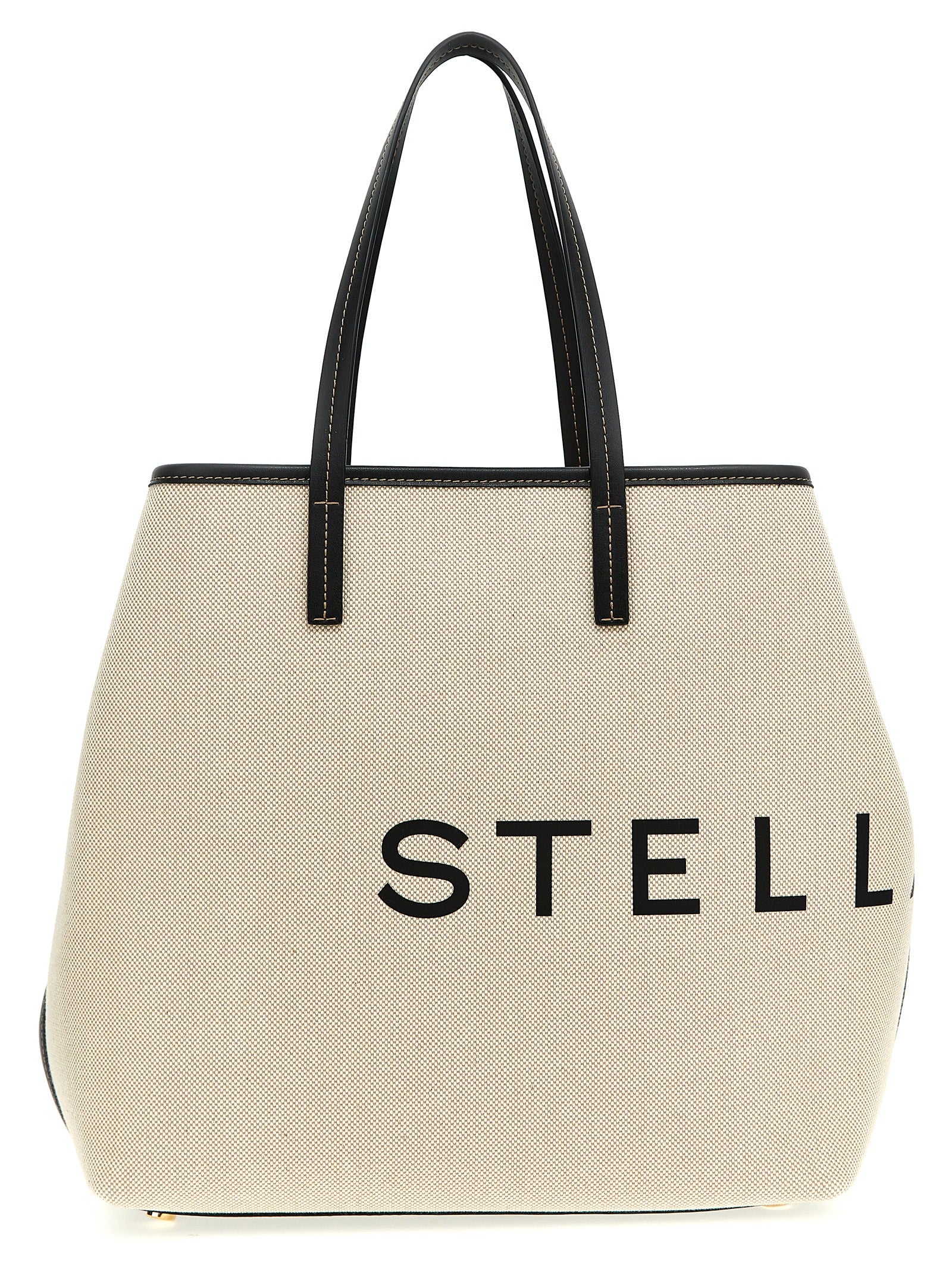 Stella McCartney Beige Cotton Tote Bag