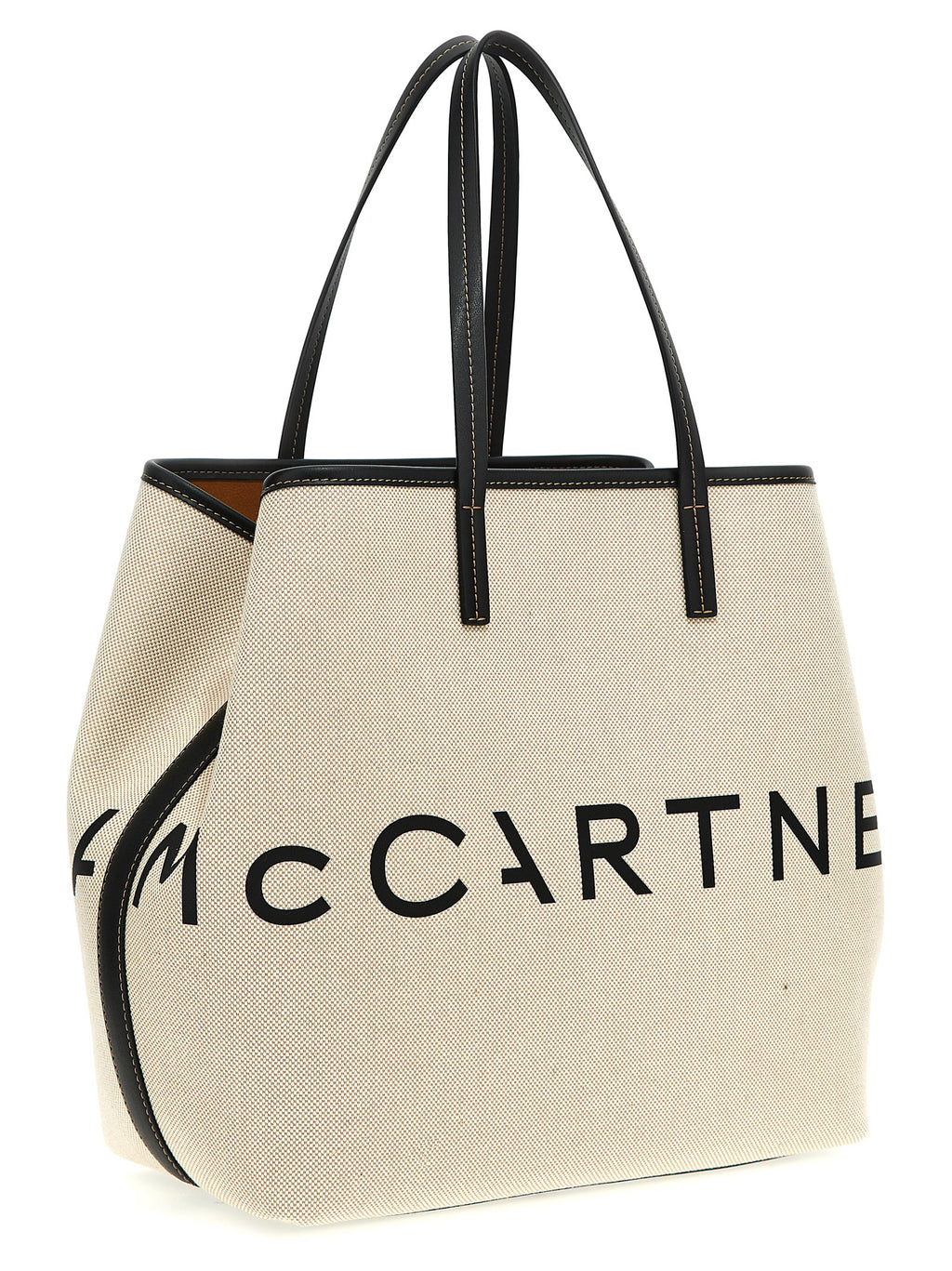 Stella McCartney Beige Cotton Tote Bag