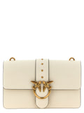 PINKO White Goatskin Crossbody Bag
