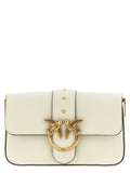 PINKO White Goatskin Crossbody Bag