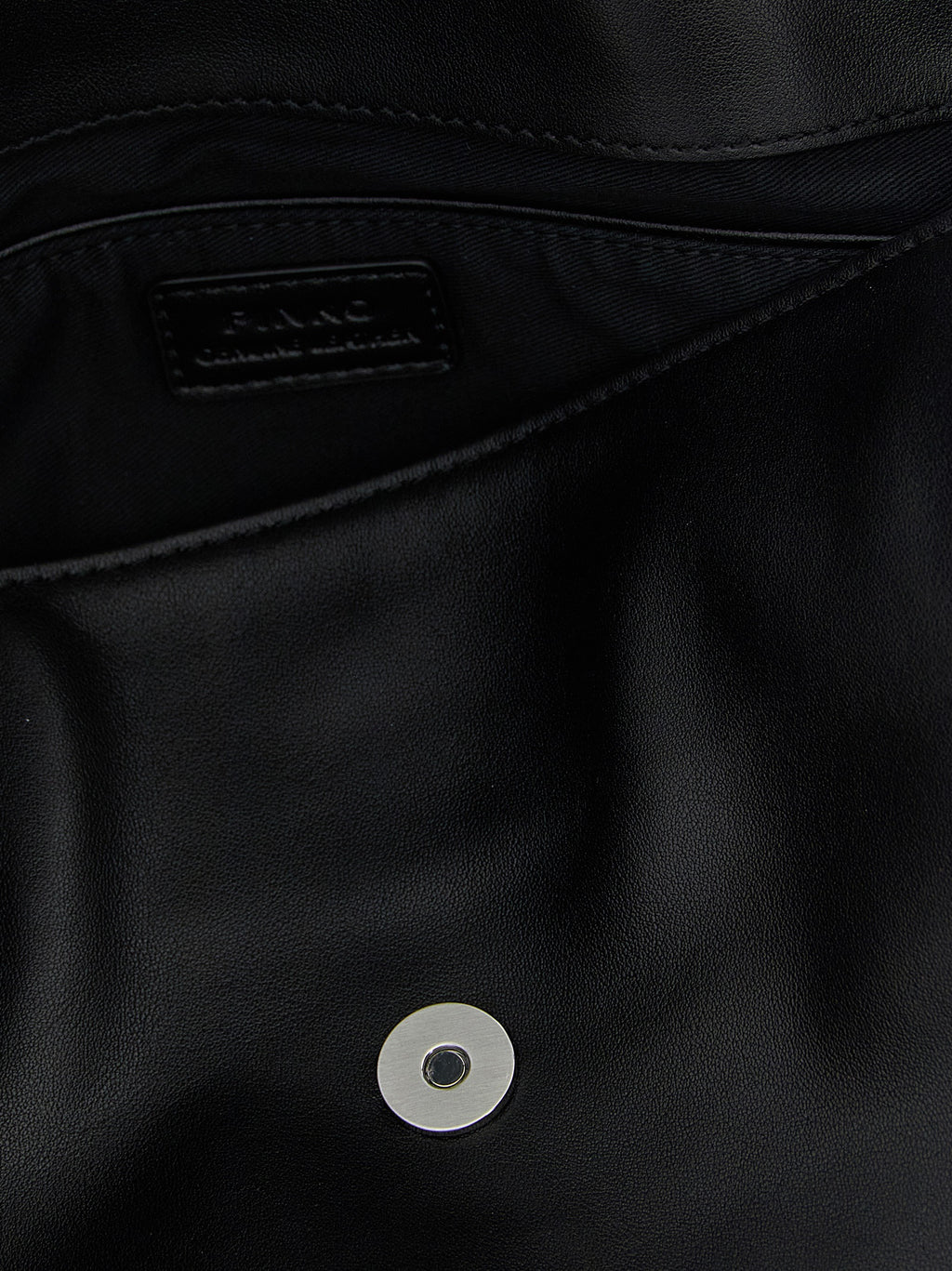 PINKO Black Goatskin Shoulder Bag