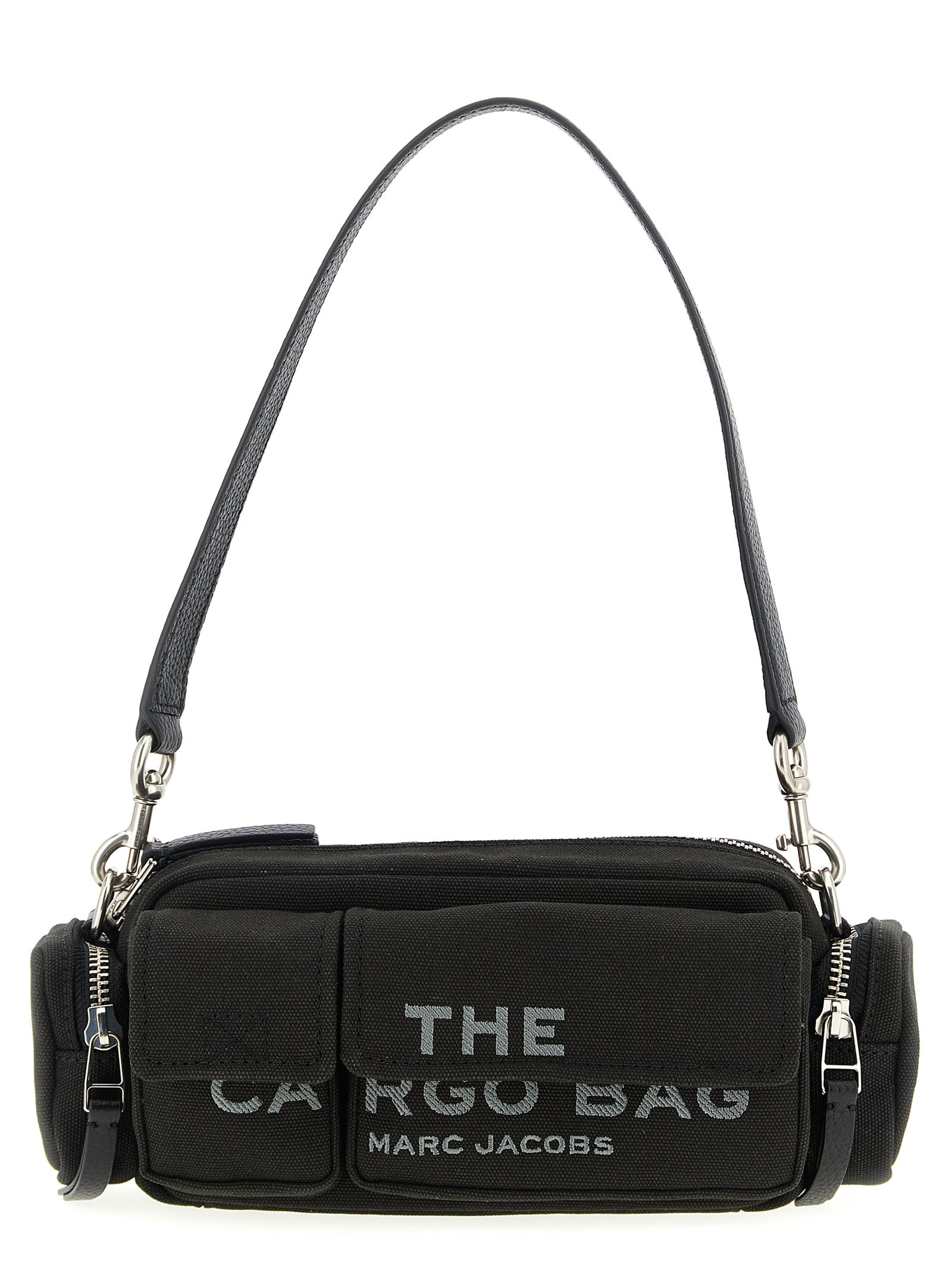 Marc Jacobs Black Cotton Shoulder Bag