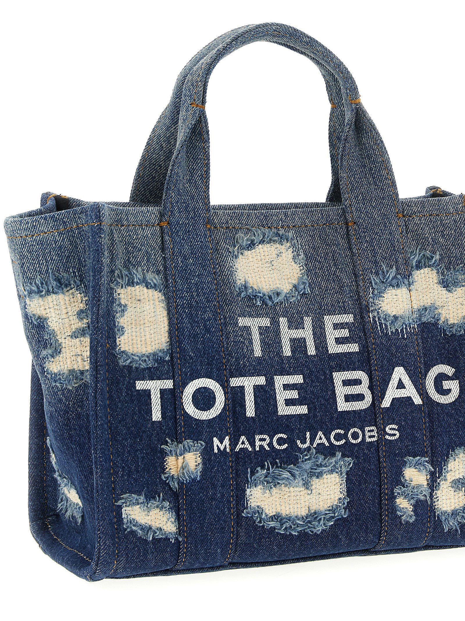 Marc Jacobs Blue Cotton Tote Bag