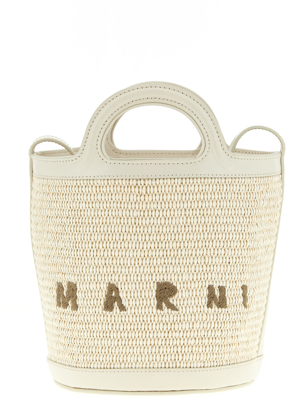 Marni White Cotton Handbag