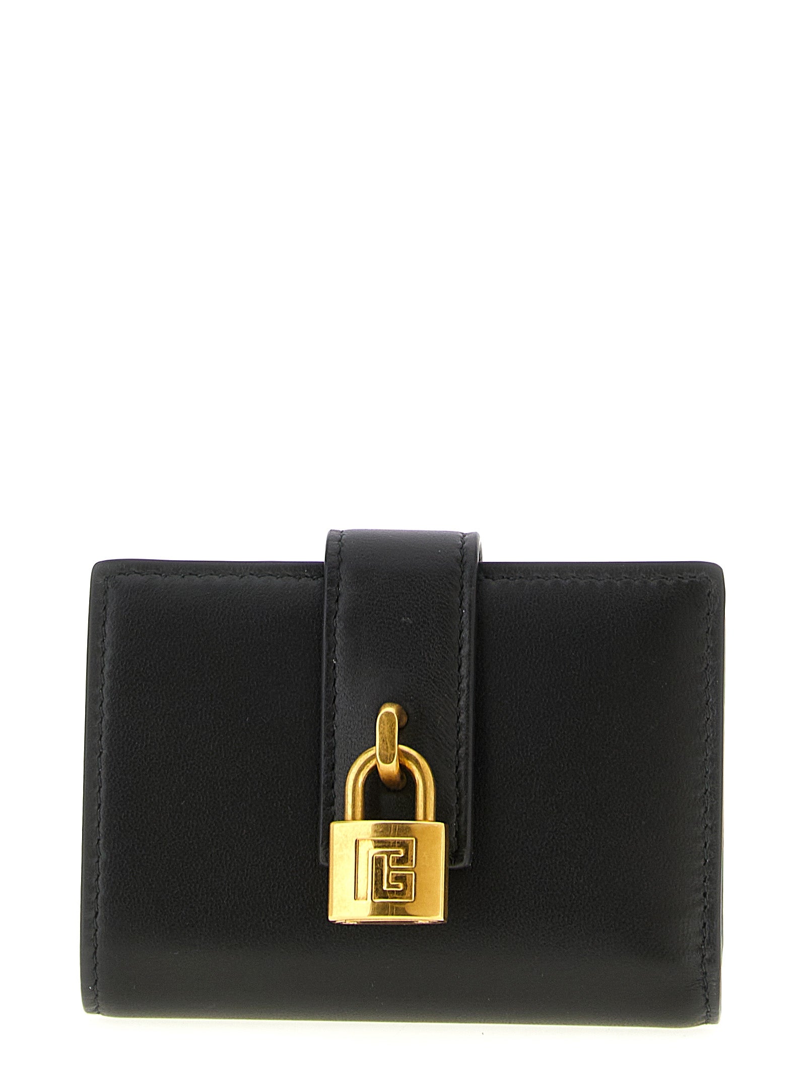Balmain Black Lamb Leather Cardholder