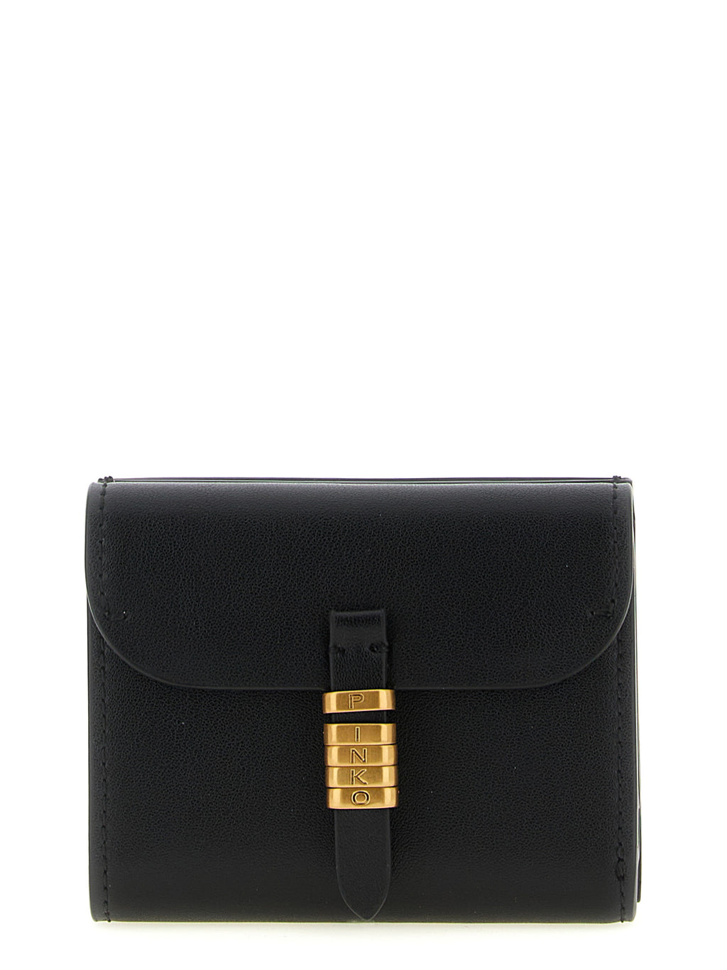 PINKO Black Cowhide Cardholder