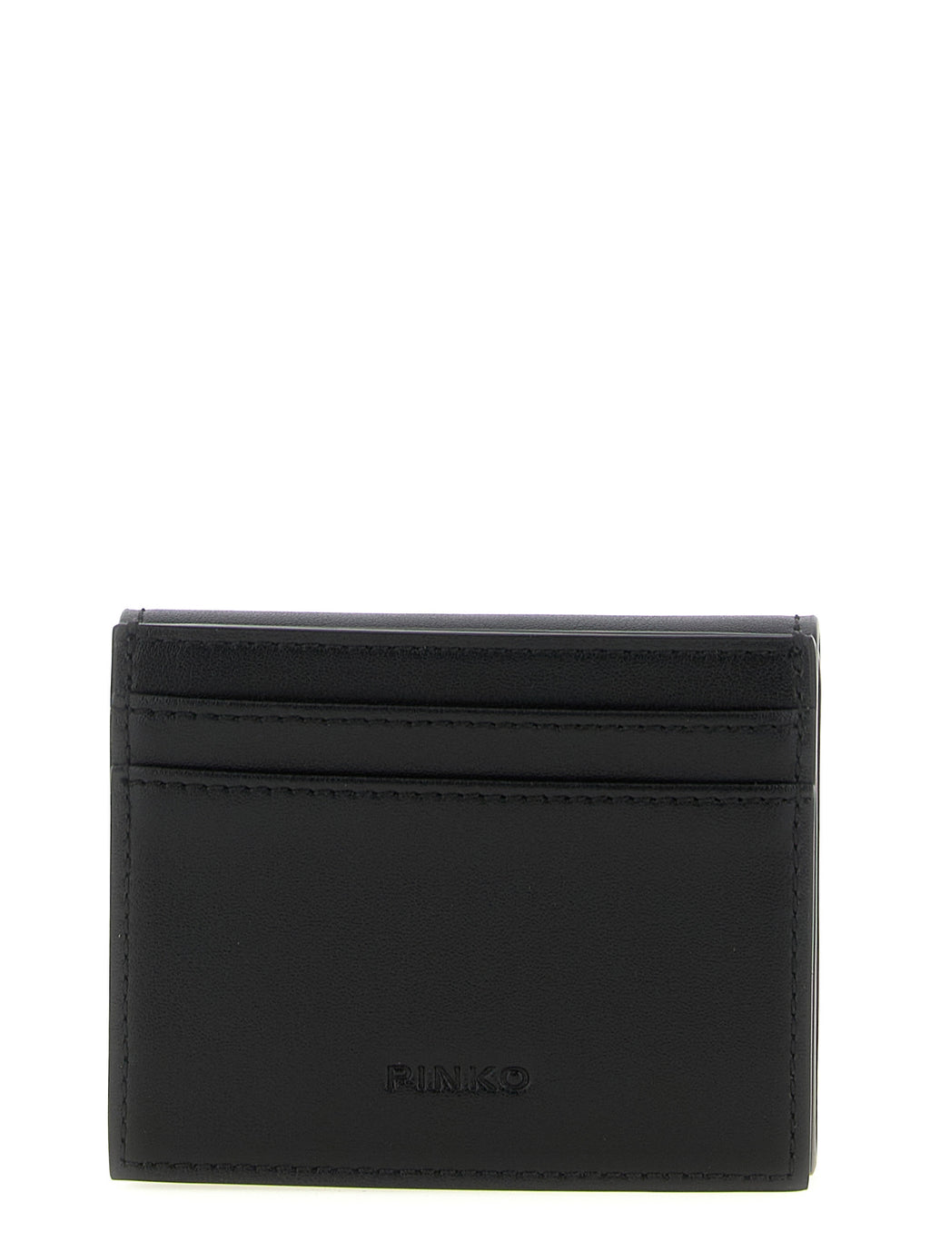 PINKO Black Cowhide Cardholder