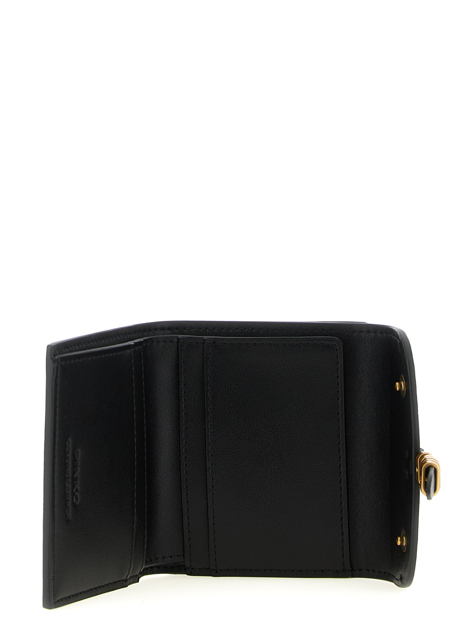 PINKO Black Cowhide Cardholder