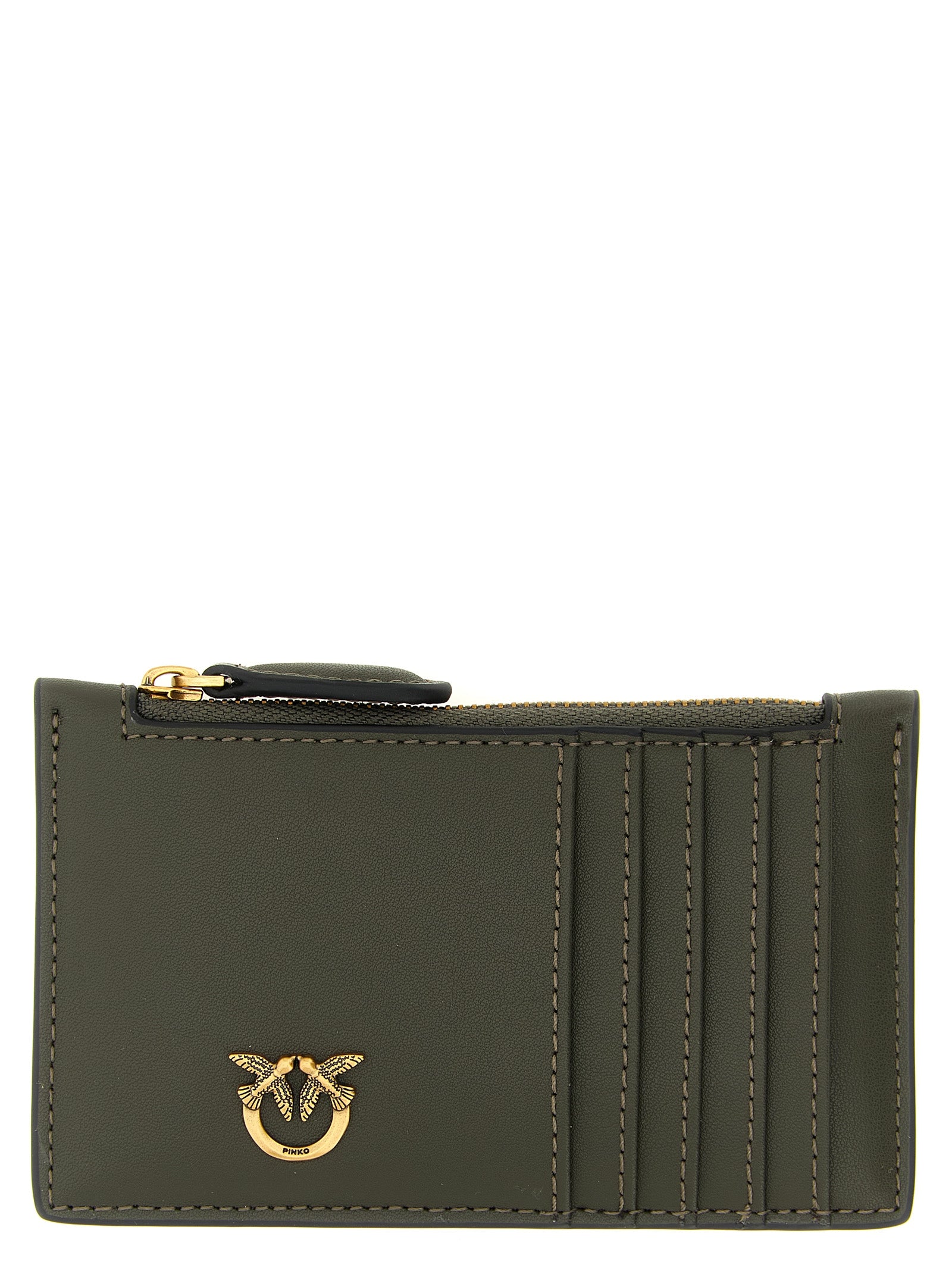 PINKO Bicolor Cowhide Cardholder