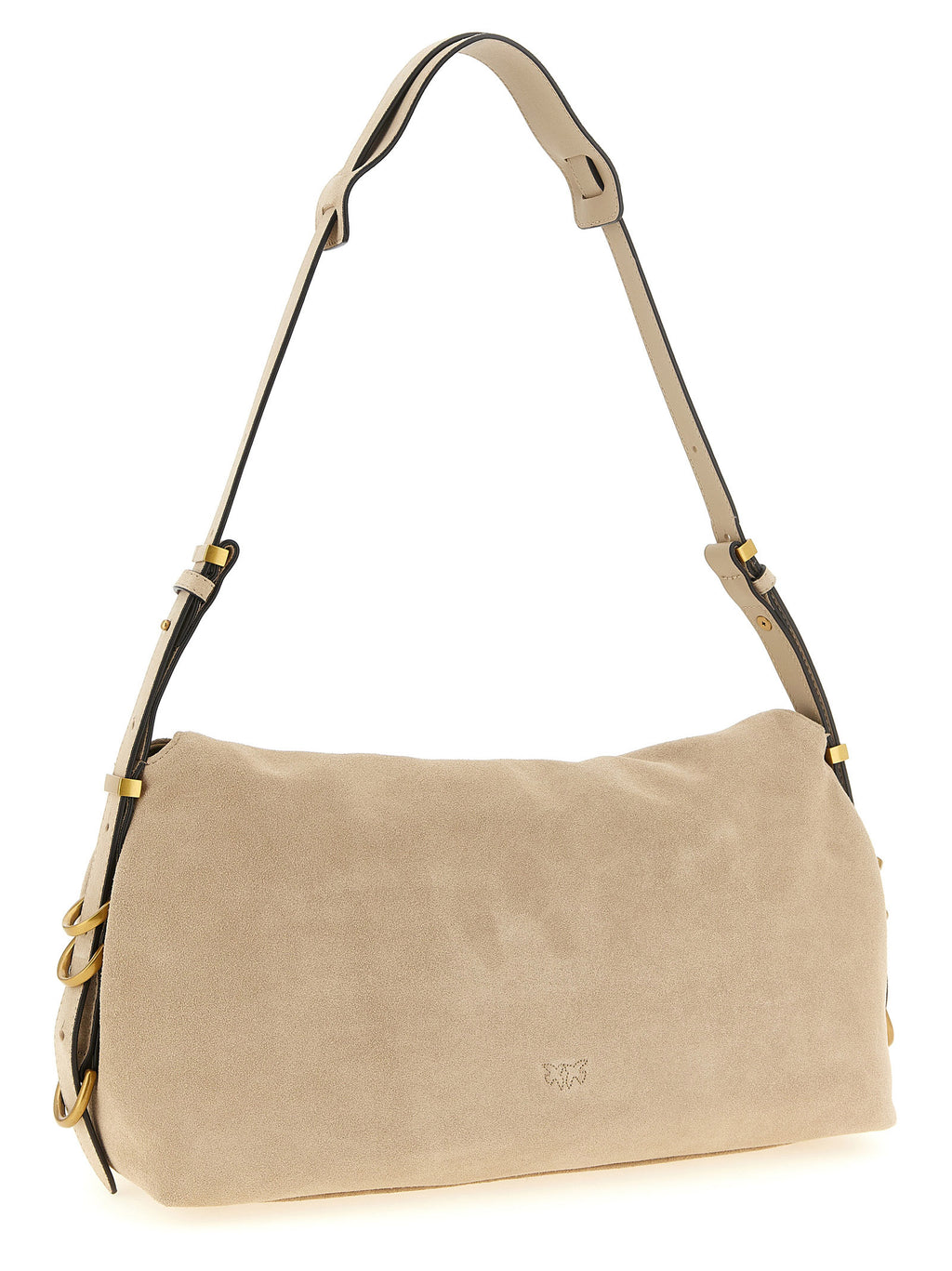 PINKO Beige Cowhide Shoulder Bag