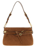 PINKO Brown Lamb Leather Shoulder Bag
