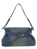 PINKO Blue Cotton Shoulder Bag
