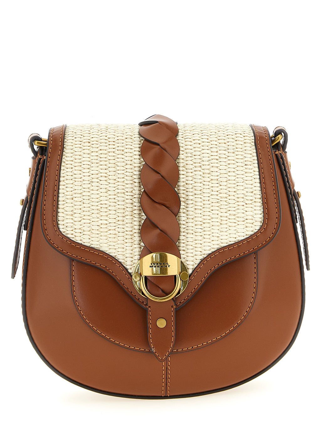 Isabel Marant Brown Calfskin Crossbody Bag