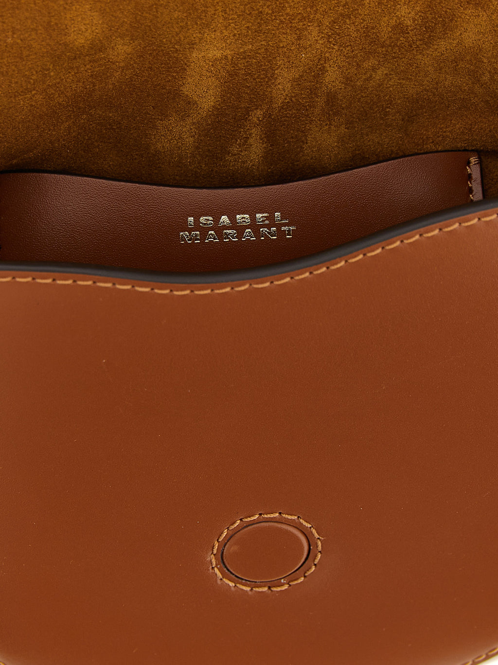 Isabel Marant Brown Calfskin Crossbody Bag
