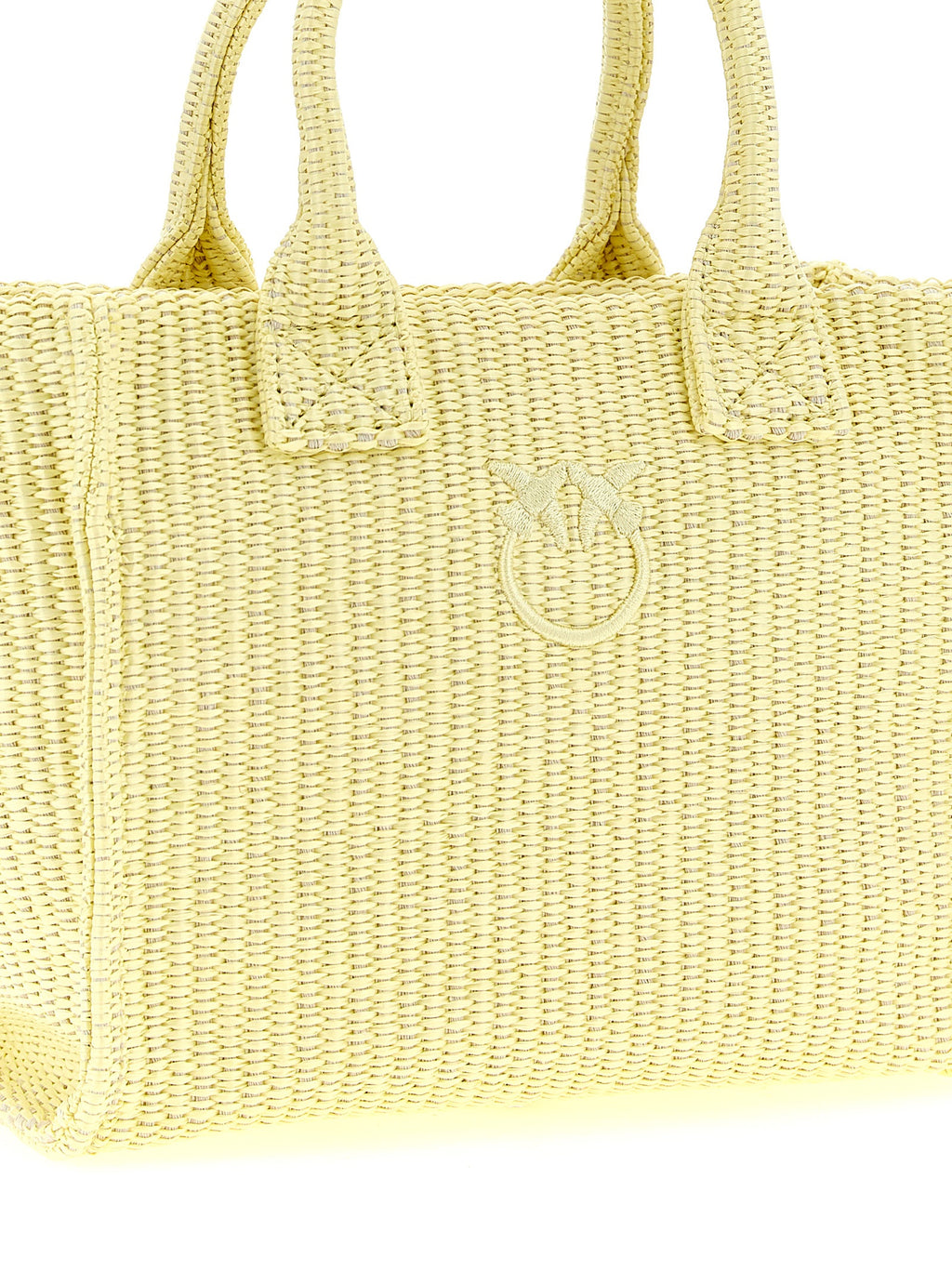 PINKO Bicolor Polypropylene Tote Bag