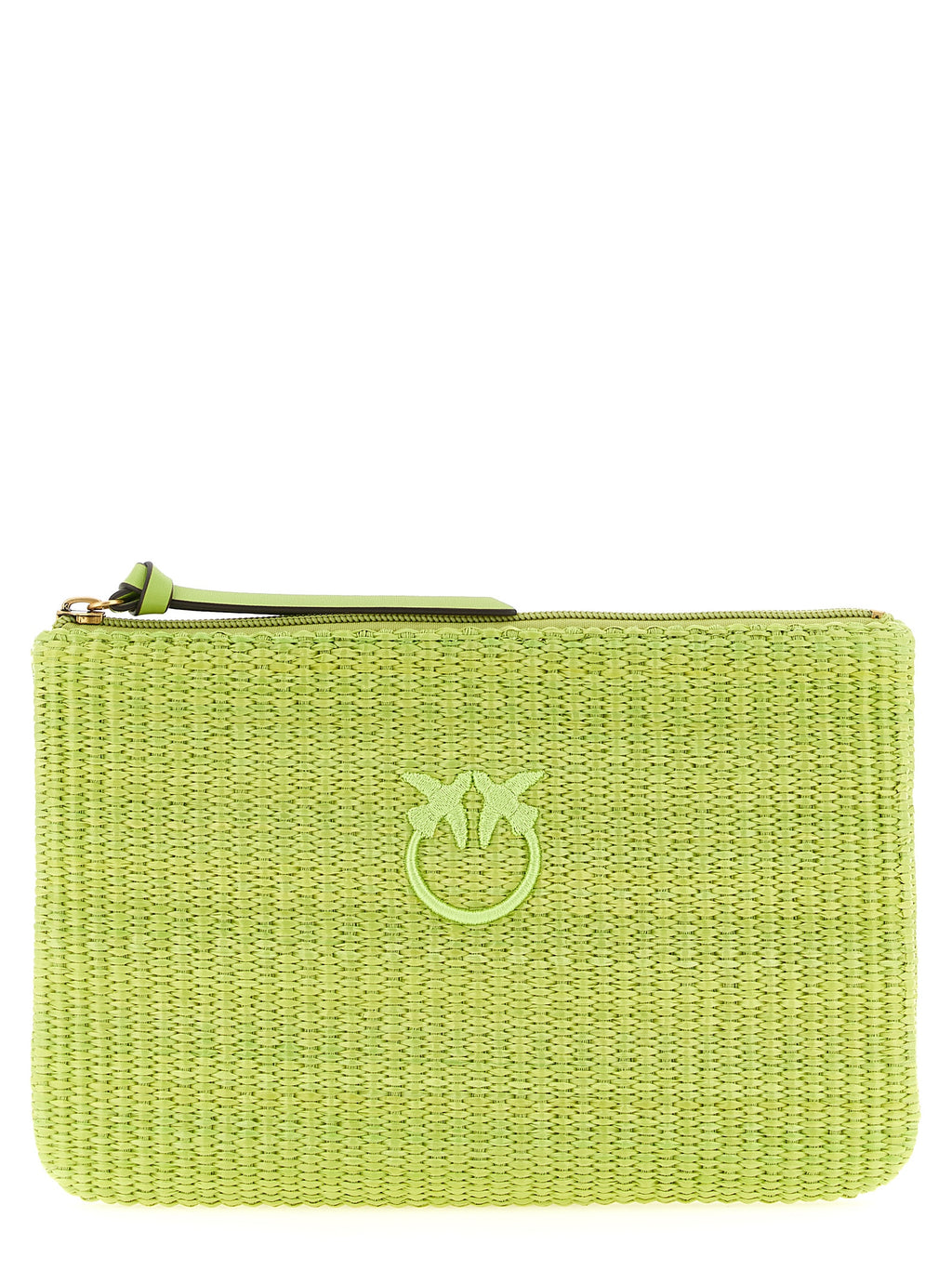 PINKO Bicolor Polypropylene Clutch Bag