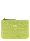 PINKO Bicolor Polypropylene Clutch Bag