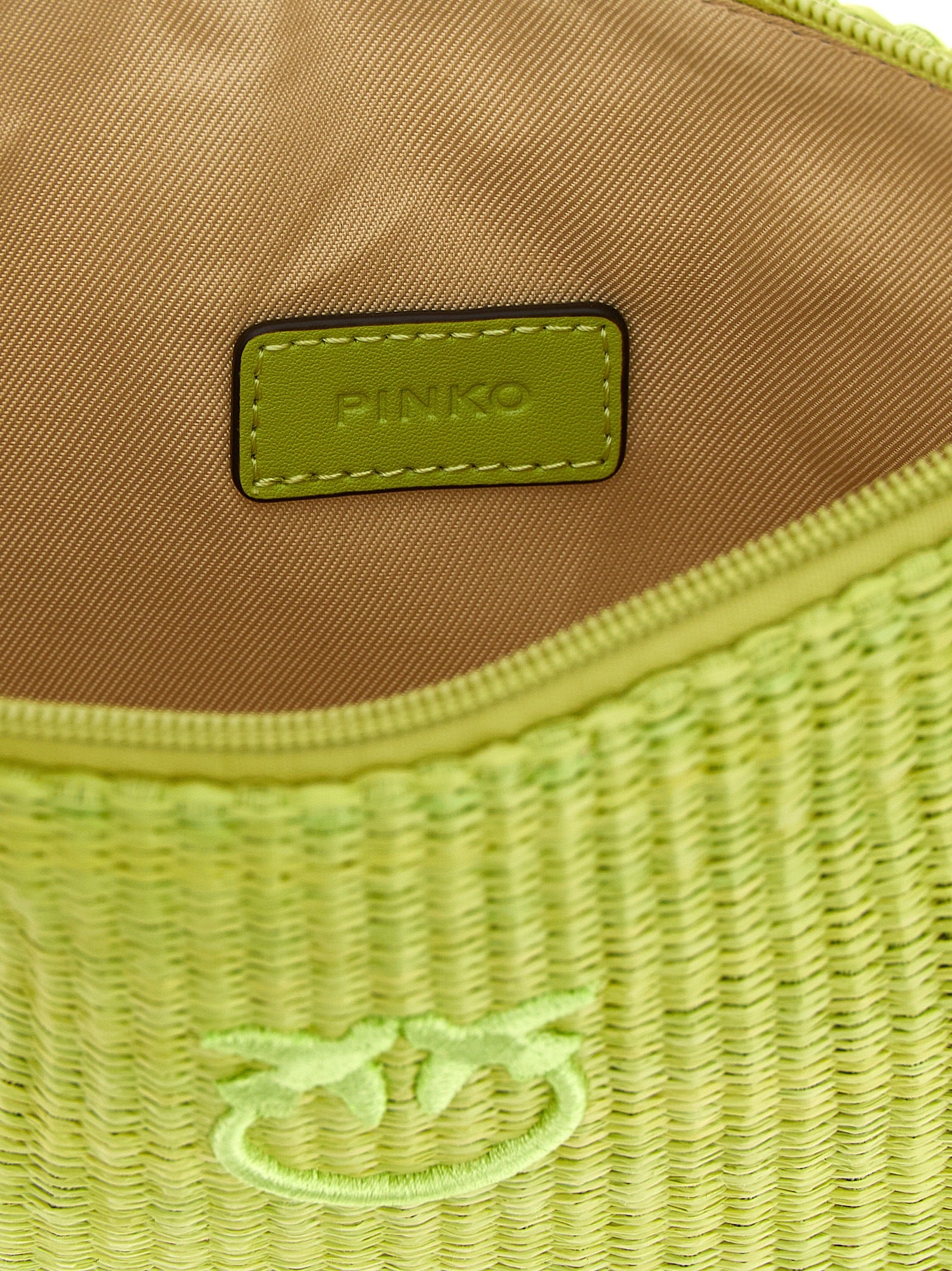 PINKO Bicolor Polypropylene Clutch Bag