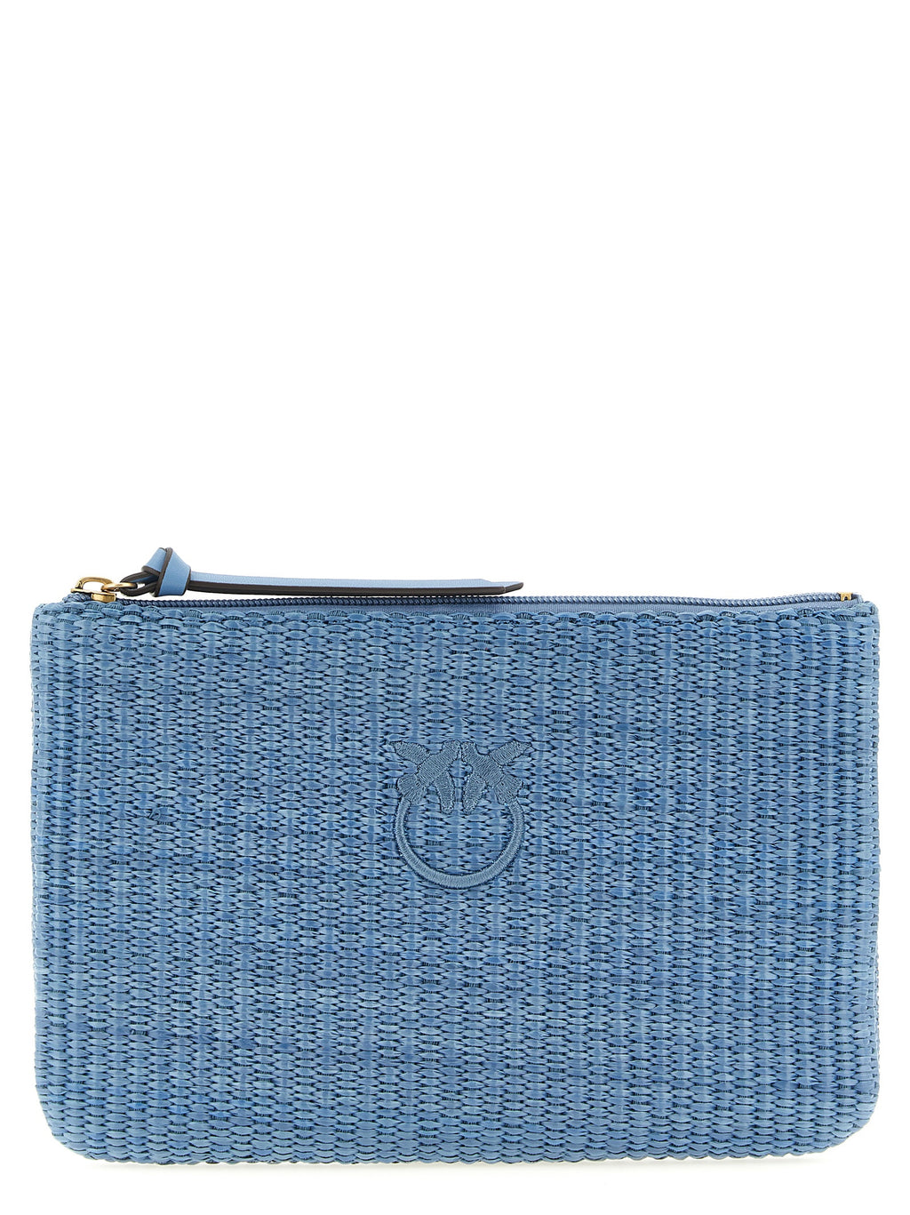 PINKO Blue Polypropylene Clutch Bag