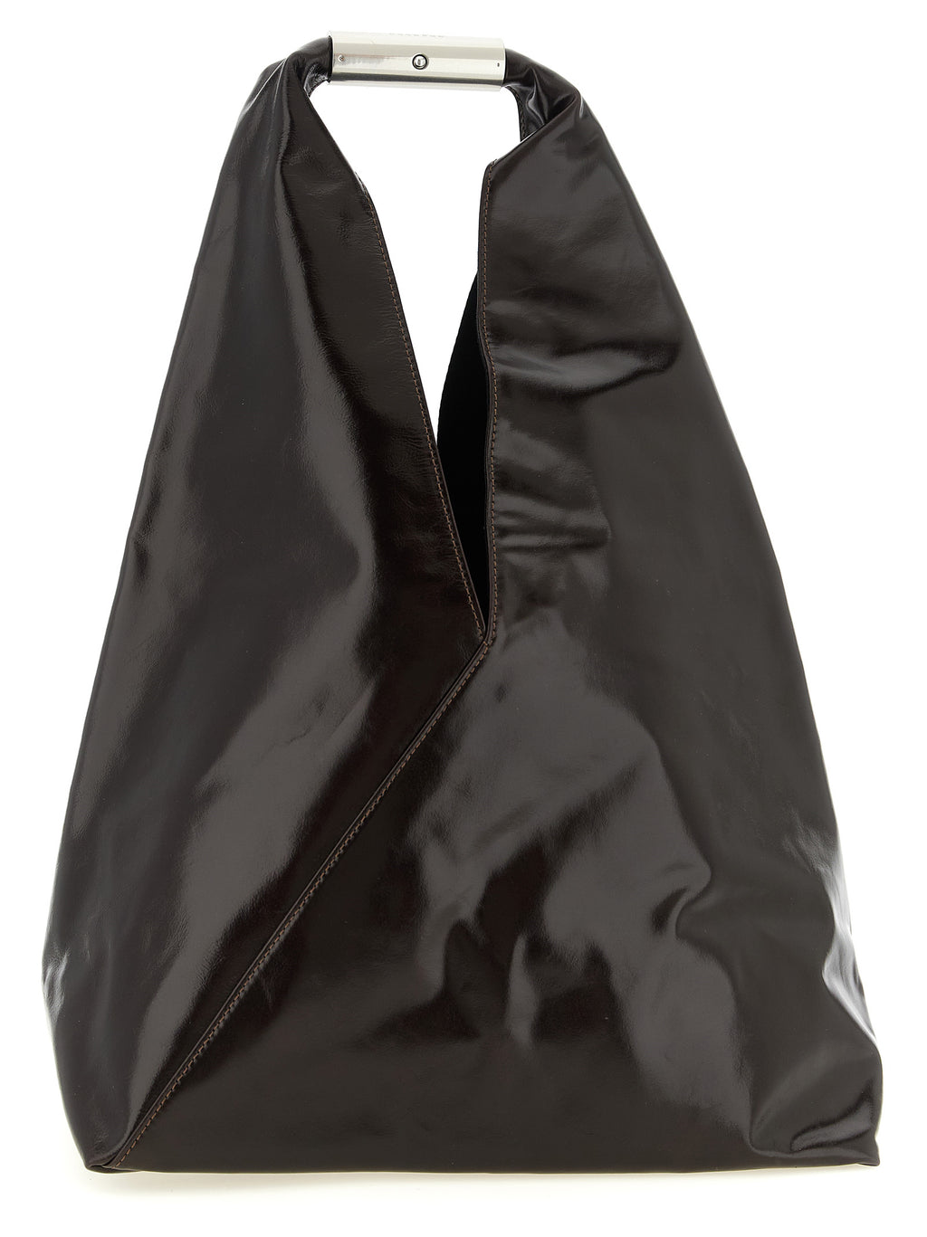 MM6 Maison Margiela Brown Cowhide Handbag