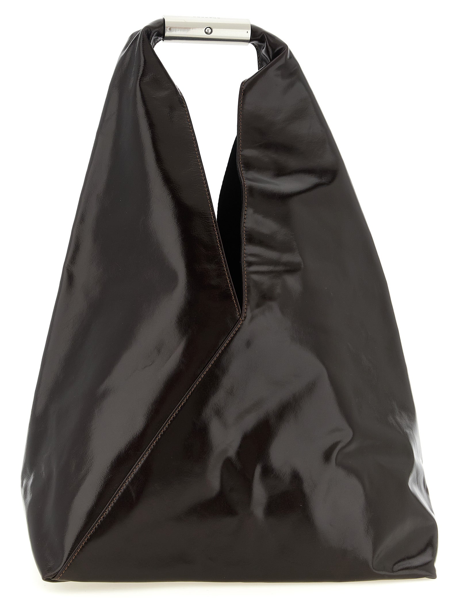 MM6 Maison Margiela Brown Cowhide Handbag