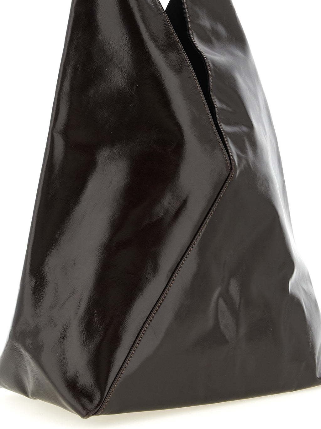 MM6 Maison Margiela Brown Cowhide Handbag