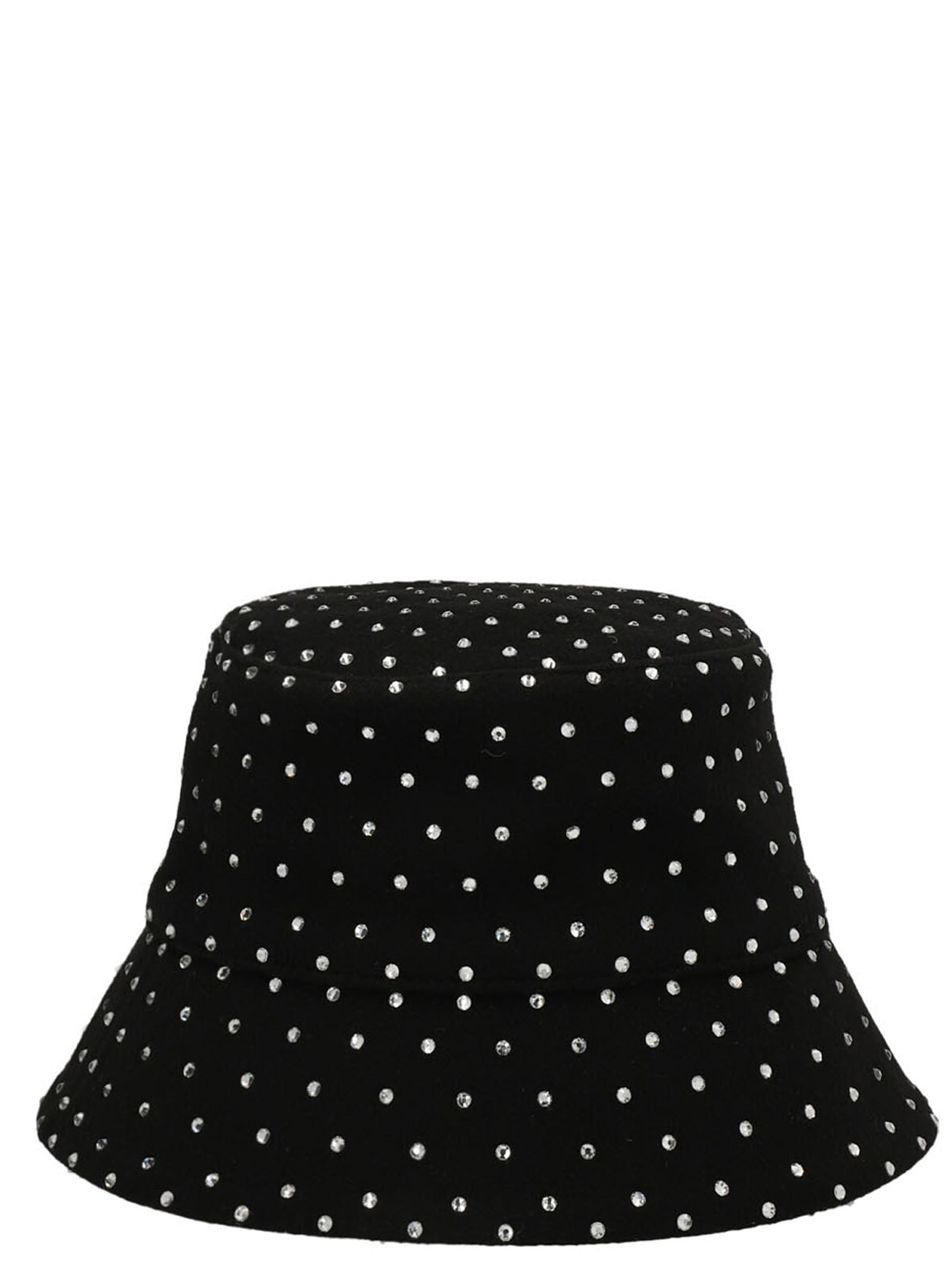 RUSLAN BAGINSKIY Black Wool Bucket Hat