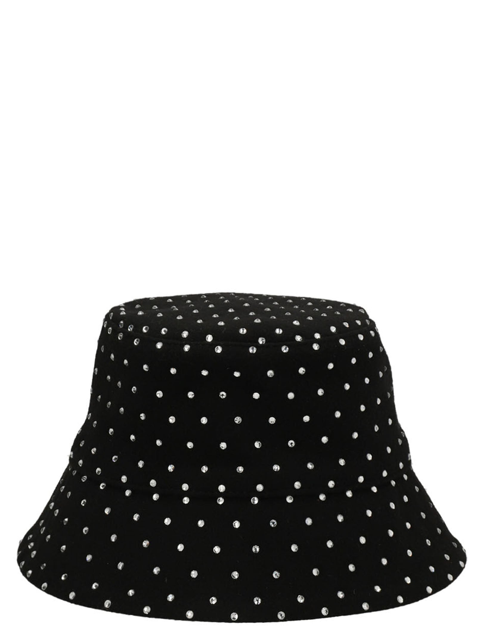 RUSLAN BAGINSKIY Black Wool Bucket Hat