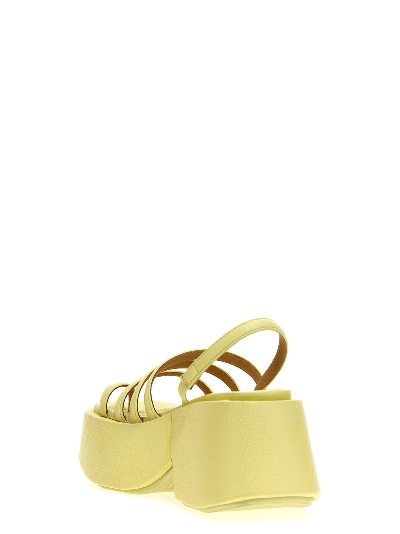 Marsell Bicolor Calfskin Stiletto Heel Sandals