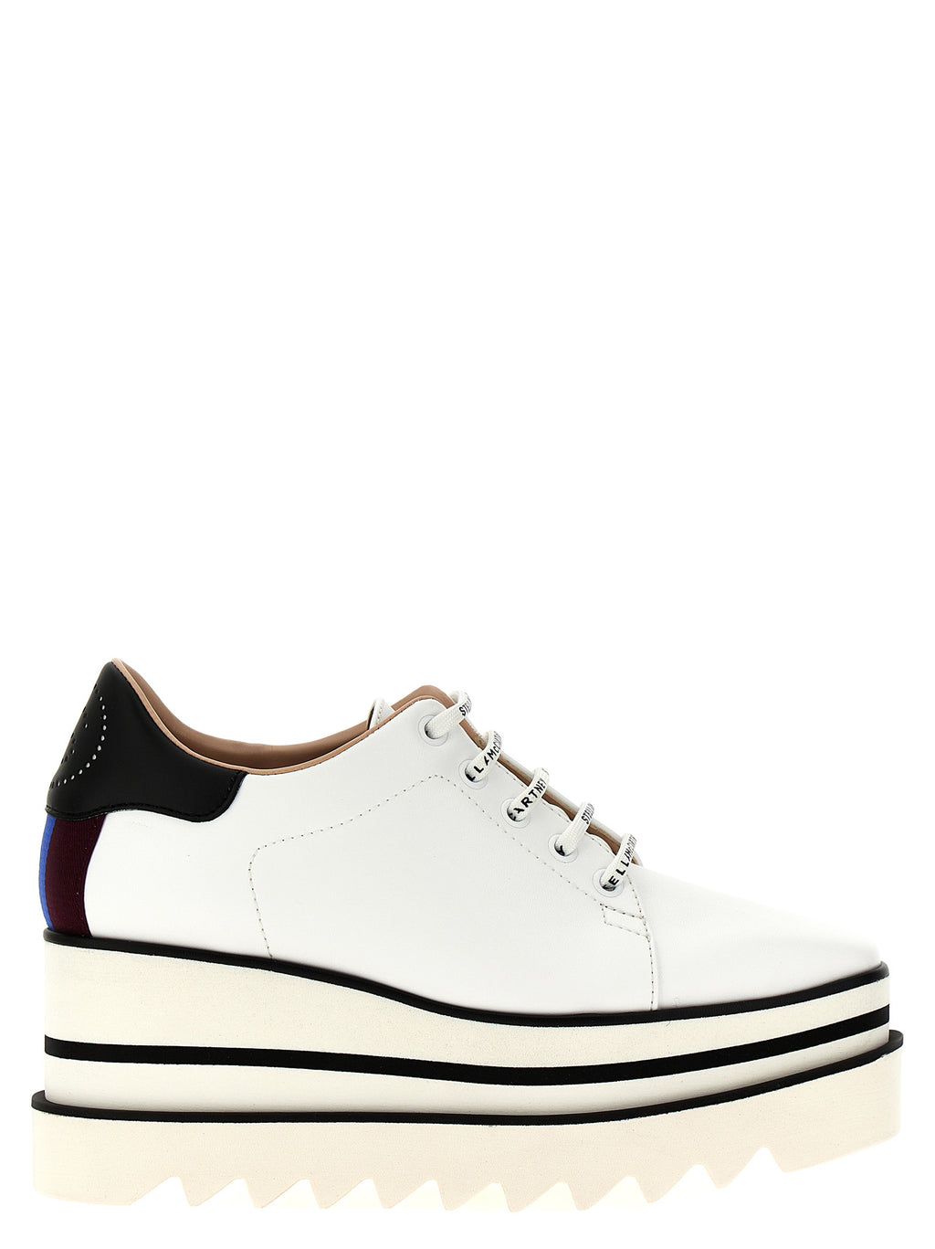 Stella McCartney Bicolor Polyethylene Wedge Sandals