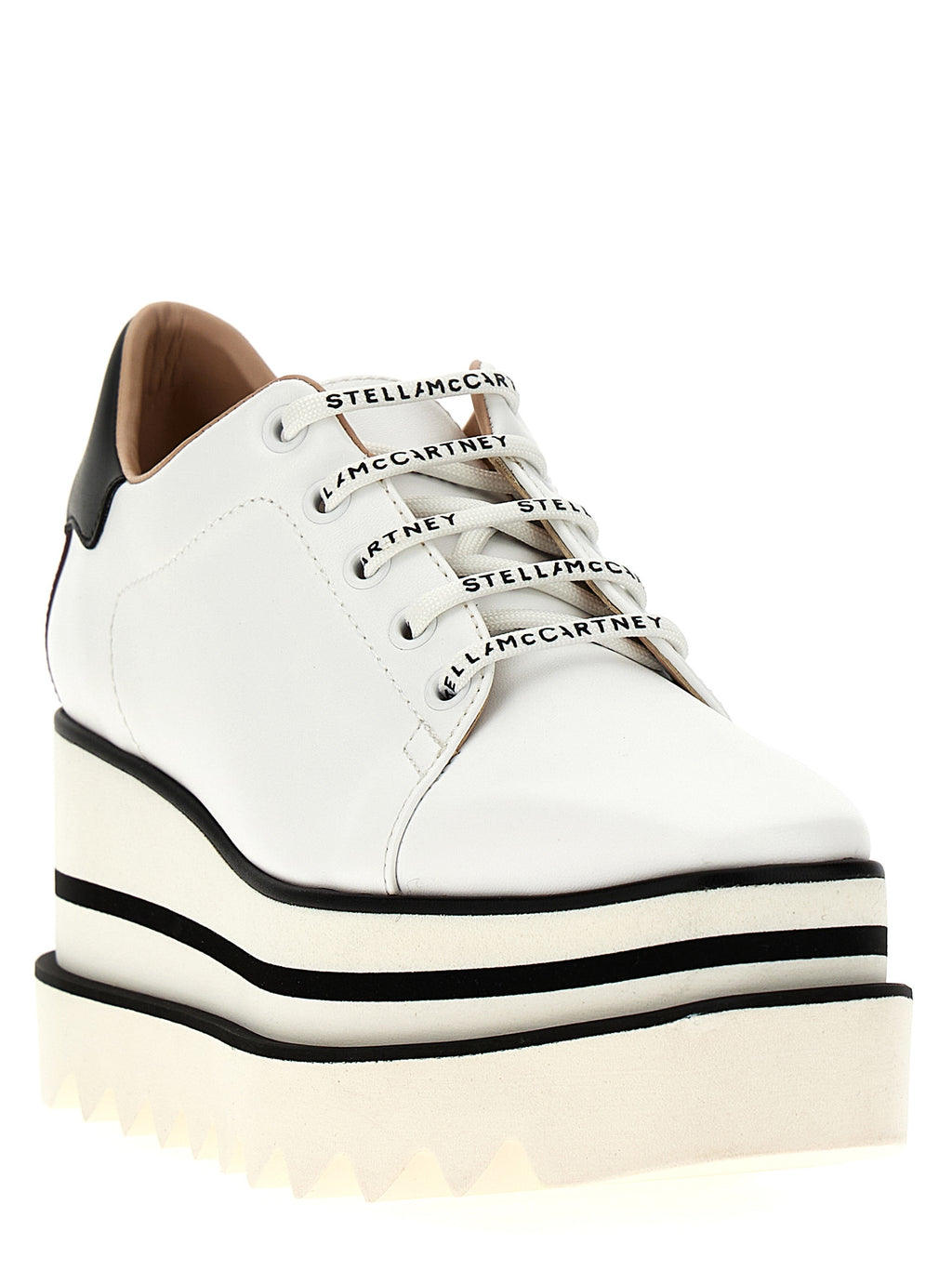 Stella McCartney Bicolor Polyethylene Wedge Sandals