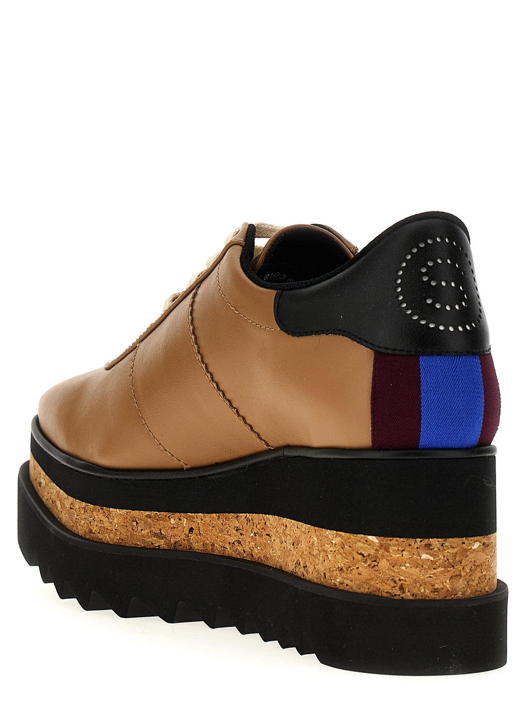 Stella McCartney Brown Polyester Wedge Sandals