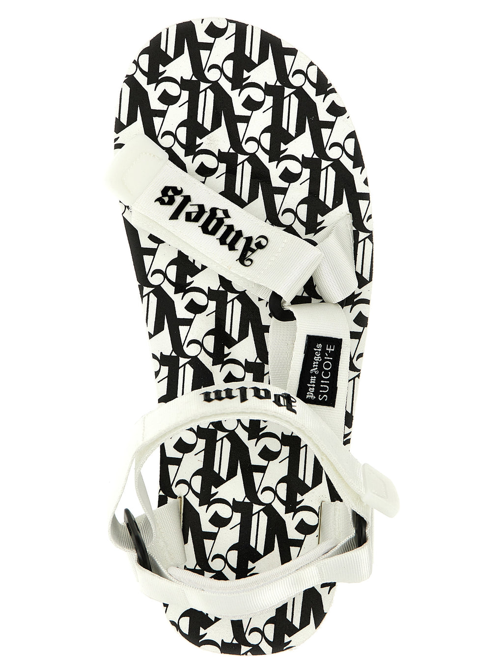 Palm Angels Bicolor Polyester Flat Sandals